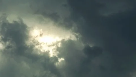 Beautiful sunset, time-lapse, stormy clouds 4k Stock Footage 87201249