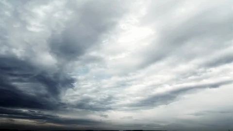 Beautiful sunset, time-lapse, stormy clouds 4k Stock-Footage 87213480
