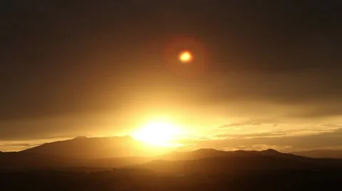 Beautiful Sunset Time Lapse - Timelapse Video stock 40287375