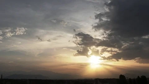 Beautiful Sunset Timelapse 4k Stock-Footage 77443879