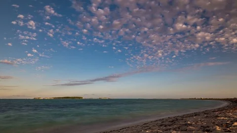 Beautiful sunset timelapse in the Bahamas  Video stock 76264264