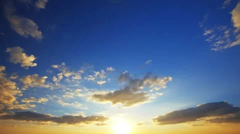 Beautiful sunset - timelapse Freies Stock Footage 8560096