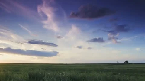 Beautiful sunset timelapse Stock Footage 8912533