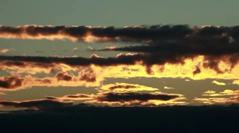 Beautiful sunset - timelapse Stock Footage 10682277
