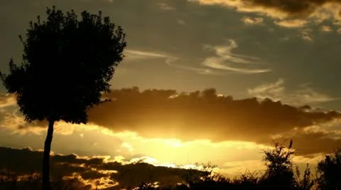 Beautiful sunset (timelapse) Video stock 10901615