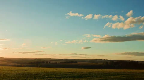 Beautiful sunset, timelapse. Stock Footage 36144428