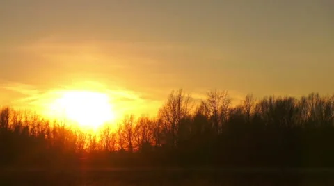 Beautiful sunset. Timelapse 動画素材 44203556