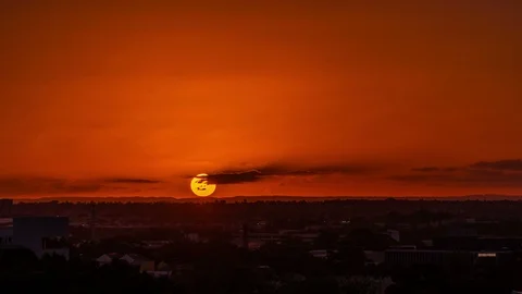 Beautiful Sunset Timelapse Video stock 94449081