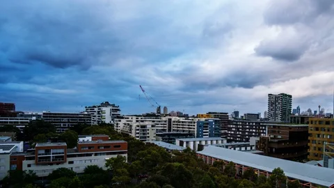Beautiful Sunset Timelapse Stock Footage 94452981