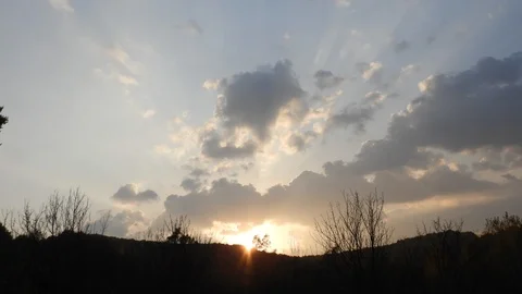 Beautiful sunset timelapse Video stock 99965022