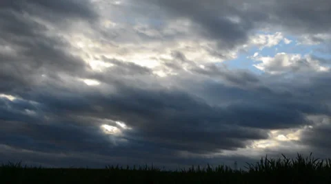 Beautiful sunset timelapse (no grading-raw) Stock Footage 36238802