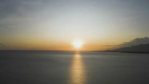 Beautiful sunset view in Bali Stock Footage 183165073
