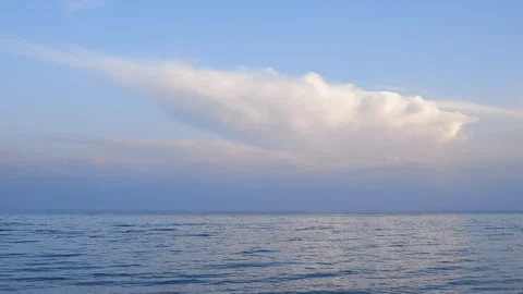 Beautiful sunset view on Lake Issyk Kul Kyrgyzstan Stock Footage 247913725