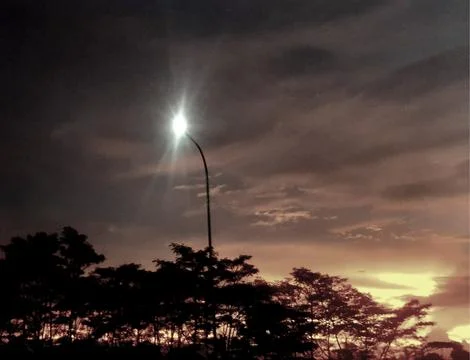 Beautiful sunset view Stock Photos