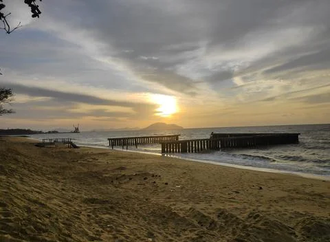 Beautiful sunset view Stock Photos