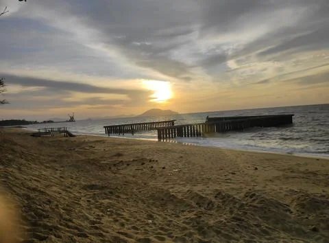 Beautiful sunset view Stock Photos