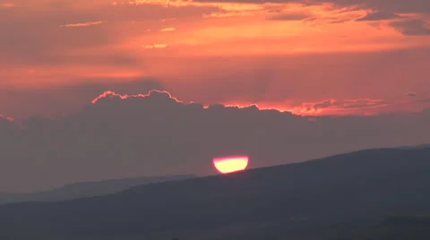A beautiful sunset.Timelapse Vídeos de archivo 26178328