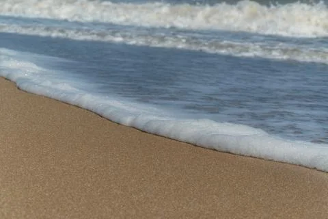Beautiful surf on the ocean Stock Photos