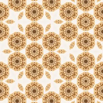 Beautiful suzani loop pattern - a great match for graphic and interior design Stock Illustration