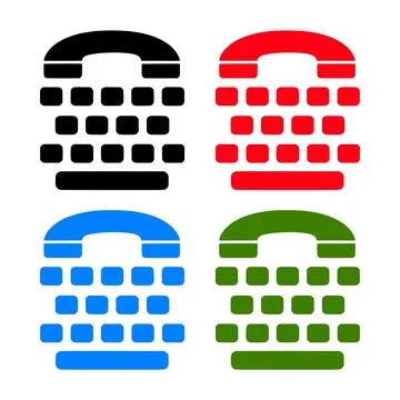 Beautiful symbols, illustrations, sharp. Stock Illustration