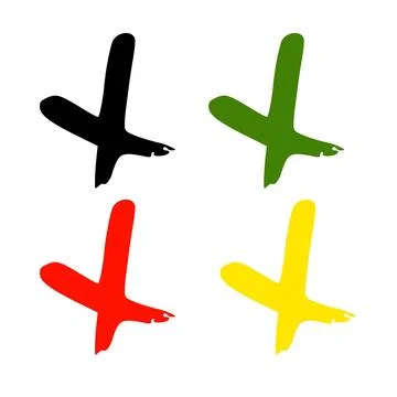 Beautiful symbols, illustrations, sharp. Stock Illustration