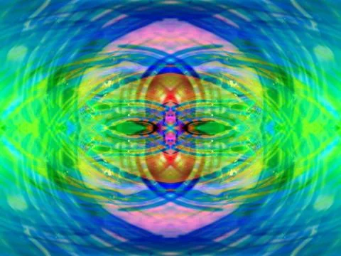 Beautiful symmetrical pattern Stock Illustration