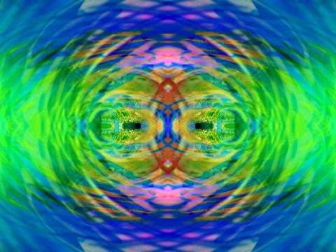 Beautiful symmetrical pattern Stock Illustration