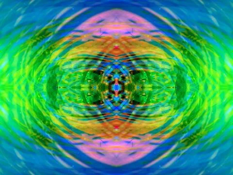 Beautiful symmetrical pattern Stock Illustration