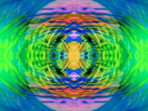 Beautiful symmetrical pattern Stock Illustration