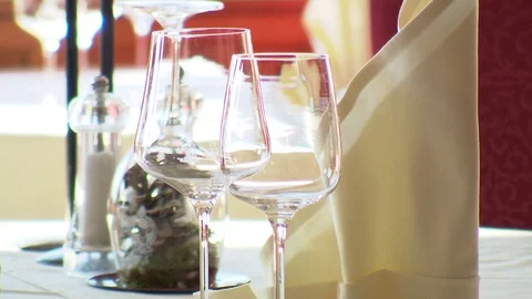 Beautiful table arrangement Stock Footage 71100144