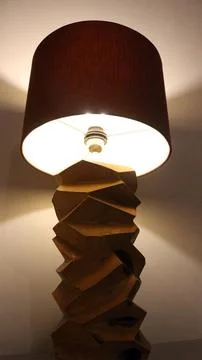 A beautiful table lamp Stock Photos