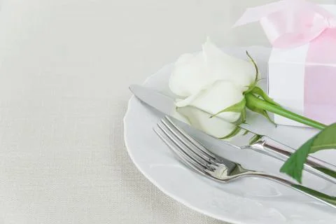 Beautiful table setting Stock-Fotos