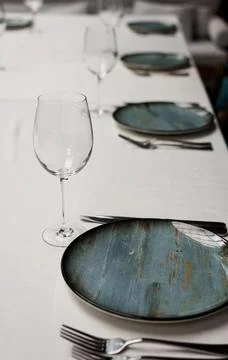 Beautiful table setting Stock Photos