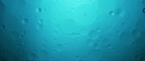 Beautiful Teal Abstract Patterns of Colourful Psychedelic Bubbles Stock Footage 134182949