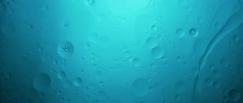 Beautiful Teal Abstract Patterns of Colourful Psychedelic Bubbles Stock Footage 134182955