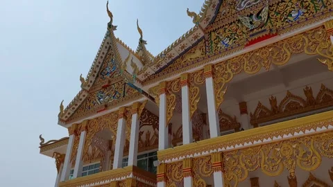 Beautiful temple pavilion building Stockbeeldmateriaal 276518970