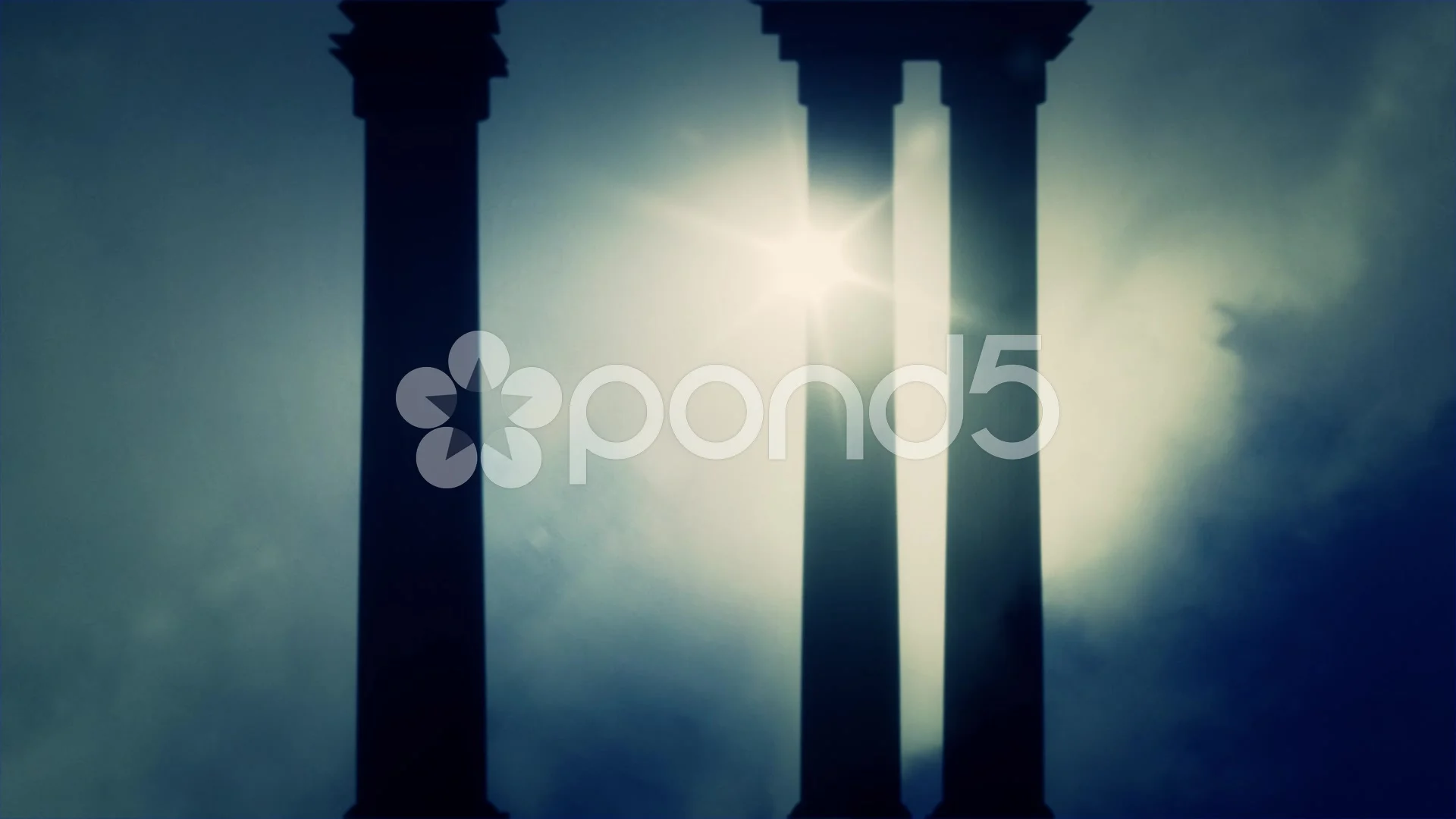 Beautiful Temple Pillars | Stock Video | Pond5