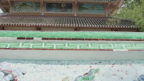 Beautiful temple. View from outside Stock Footage 73530823