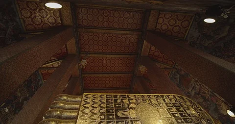 Beautiful temples in Thailand Stock Footage 119004579