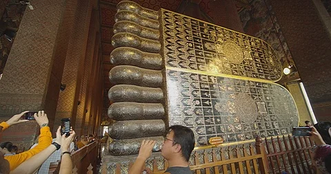 Beautiful temples in Thailand Stock Footage 119004602