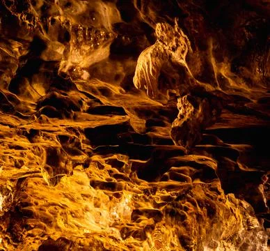 Beautiful texture of dark stone background in the cave Fotos de archivo