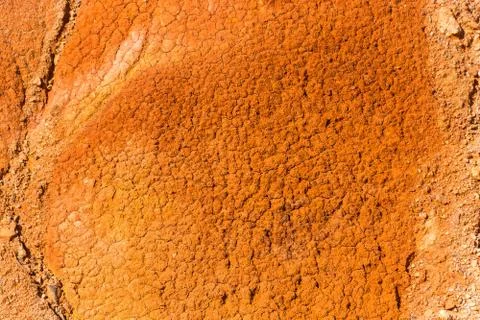 The beautiful texture of dry ground. Stock Photos