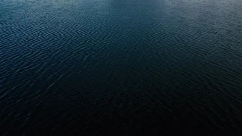 Beautiful texture ocean waves of high power with white washes shot from drone Stock Footage 230694796