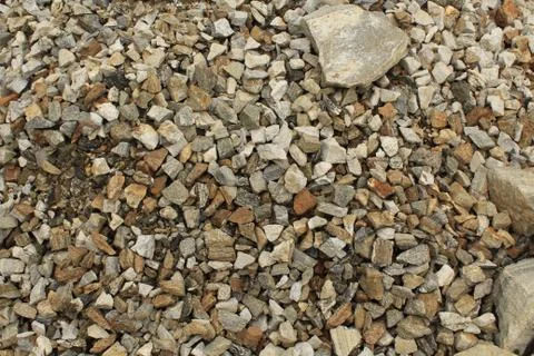 Beautiful texture pattern of thick stone in the side of construction Stock Photos