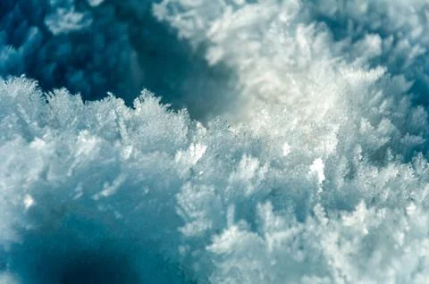 Beautiful texture of snow Stock Photos