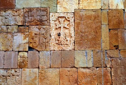 Beautiful texture of the wall of the building Stock Photos