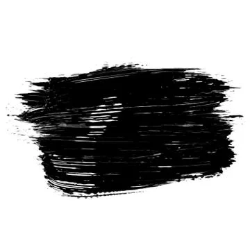 Beautiful textured vector stroke Stock Illustration