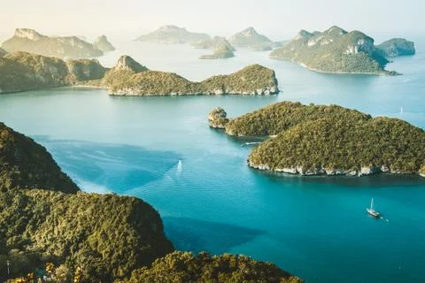 Beautiful Thai viewpoint Stock Photos