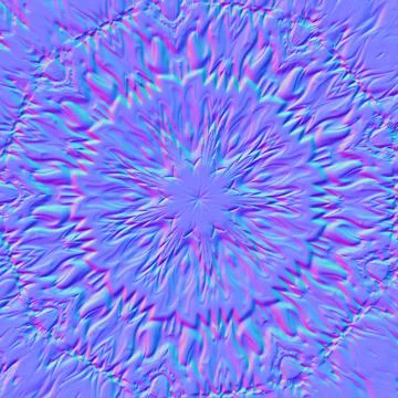 Beautiful tile normal map texture, 3d rendered Stock Illustration