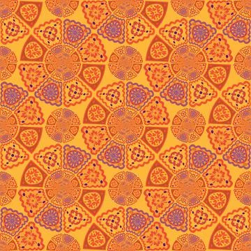 Beautiful tiles Stock Illustration